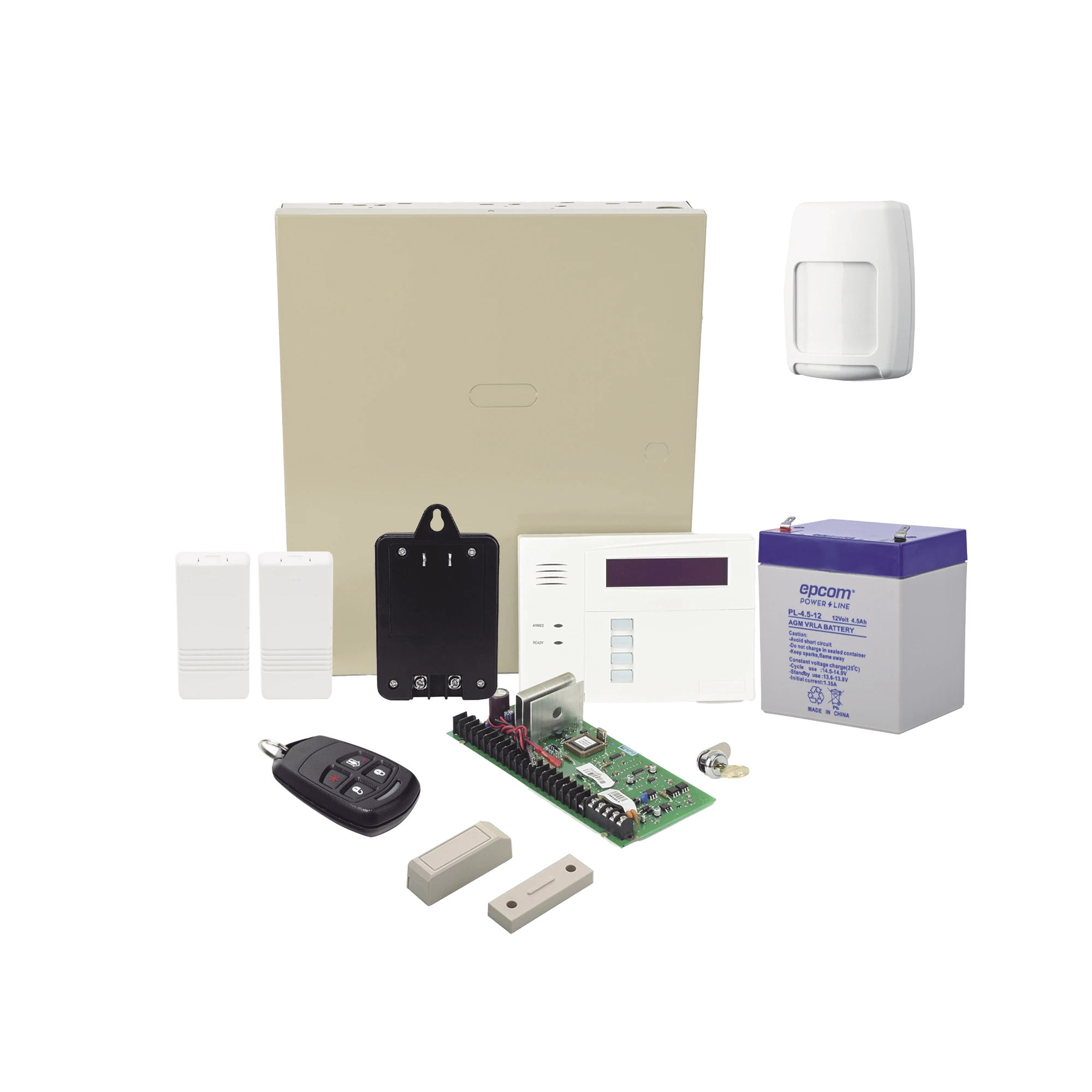 KIT INALÁMBRICO DE PANEL VISTA48 CON TECLADO ALFANUMÉRICO 6160RF, RECEPTOR PARA SENSORES INALÁMBRICOS, BATERÍA, TRANSFORMADOR, 2 CONTACTOS MAGNÉTICOS 5816 CON IMÁN, 1 SENSOR DE MOVIMIENTO 5800PIR Y UN CONTROL REMO-Paneles de Alarma-HONEYWELL HOME RESIDEO-Bsai Seguridad & Controles