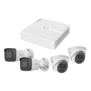 KIT IP 2 MEGAPIXEL / NVR DE 8 CANALES CON 8 PUERTOS POE / 2 CÁMARAS IP BALA PARA EXTERIOR / 2 CÁMARAS IP DOMO PARA EXTERIOR-Kits- Sistemas Completos-HILOOK BY HIKVISION-KIPH2B2D/2MP-Bsai Seguridad & Controles