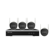 KIT IP INALÁMBRICO 1080P / NVR 4 CANALES / 4 CÁMARAS BALA PARA EXTERIOR / 1 HDD DE 1 TB / MODO REPETIDOR-Kits- Sistemas Completos-HIKVISION-NK42W0H-1T(E)-Bsai Seguridad & Controles