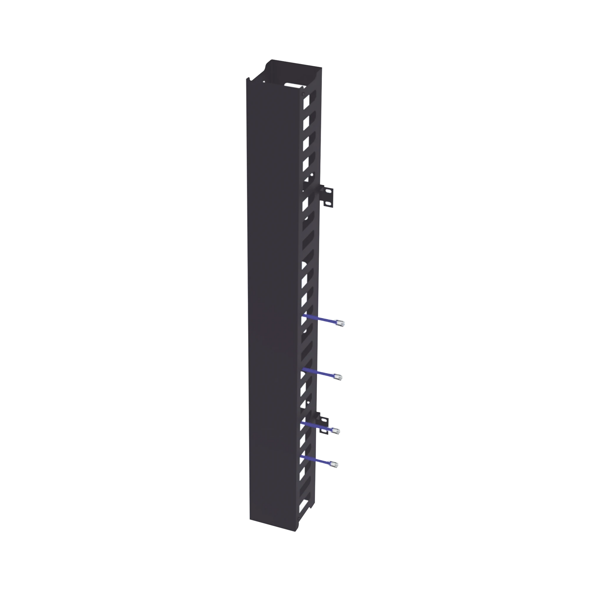 KIT ORGANIZADOR VERTICAL DE CABLE SENCILLO PARA RACK ABIERTO DE 24 UNIDADES PARA EIQR3224 Y EIRL5524DR.-Racks y Gabinetes-LINKEDPRO BY EPCOM-Bsai Seguridad & Controles