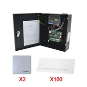 KIT PARA AUTOMATIZAR 2 ACCESOS VEHICULARES CON STICKERS EN PARABRISAS DE VEHICULOS / INCLUYE PANEL, 2 LECTORES Y 100 STICKERS / SOFTWARE IVMS4200 INCLUIDO-Paneles de Control de Acceso-HIKVISION-Bsai Seguridad & Controles