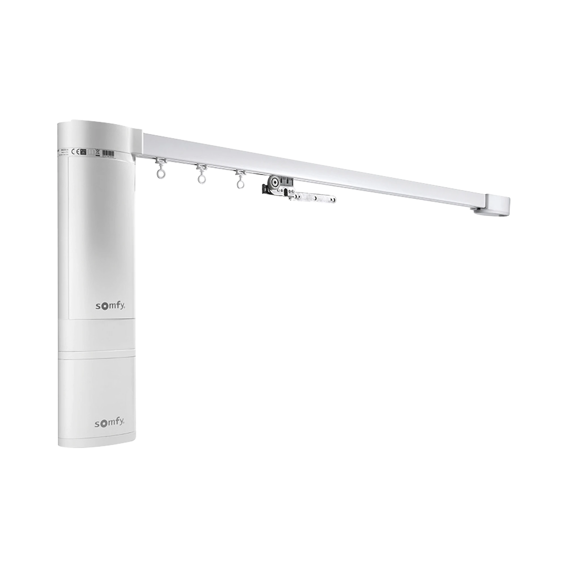 KIT PARA CORTINAS, ABRE DEL CENTRO A LOS LADOS, CON MOTOR INTELIGENTE Y TECNOLOGÍA SOMFY, 4.8 MTS MÁXIMO DE RIEL.-Automatizacion - Casa Inteligente-SOMFY-Bsai Seguridad & Controles