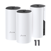 KIT PARA HOGAR / PAQUETE DE 10 ROUTERS MODELO DECOM4-3PACK + 1 DECOM4-3PACK DE REGALO-Redes WiFi-TP-LINK-Bsai Seguridad & Controles