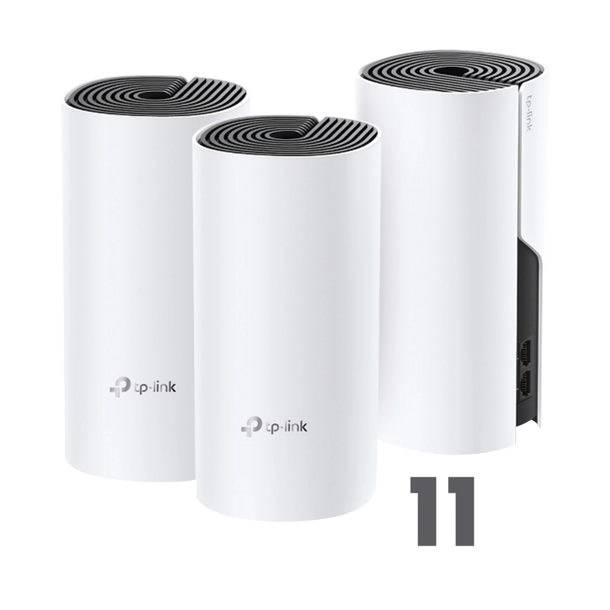 KIT PARA HOGAR / PAQUETE DE 10 ROUTERS MODELO DECOM4-3PACK + 1 DECOM4-3PACK DE REGALO-Redes WiFi-TP-LINK-Bsai Seguridad & Controles