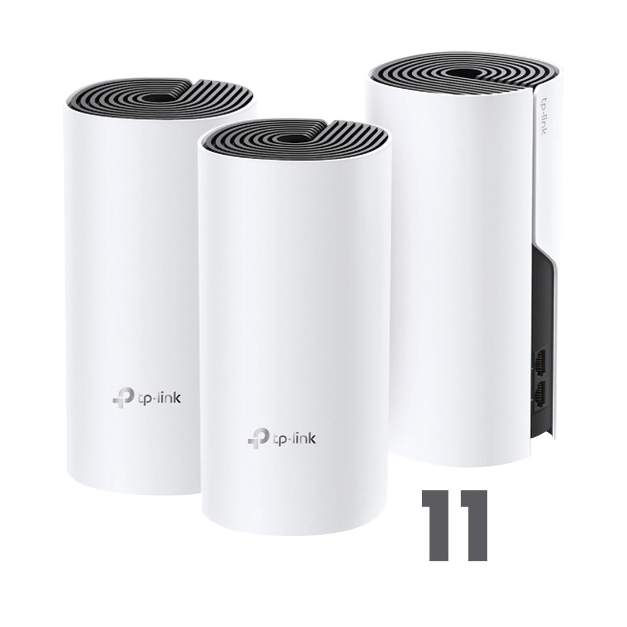 KIT PARA HOGAR / PAQUETE DE 10 ROUTERS MODELO DECOM4-3PACK + 1 DECOM4-3PACK DE REGALO-Redes WiFi-TP-LINK-Bsai Seguridad & Controles