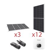 KIT PARA INTERCONEXIÓN A LA RED ELÉCTRICA DE CFE DE 6 KW CON SALIDA DE 220 VCA.-Energía Solar-GROWATT-KITGT6K550V2-Bsai Seguridad & Controles