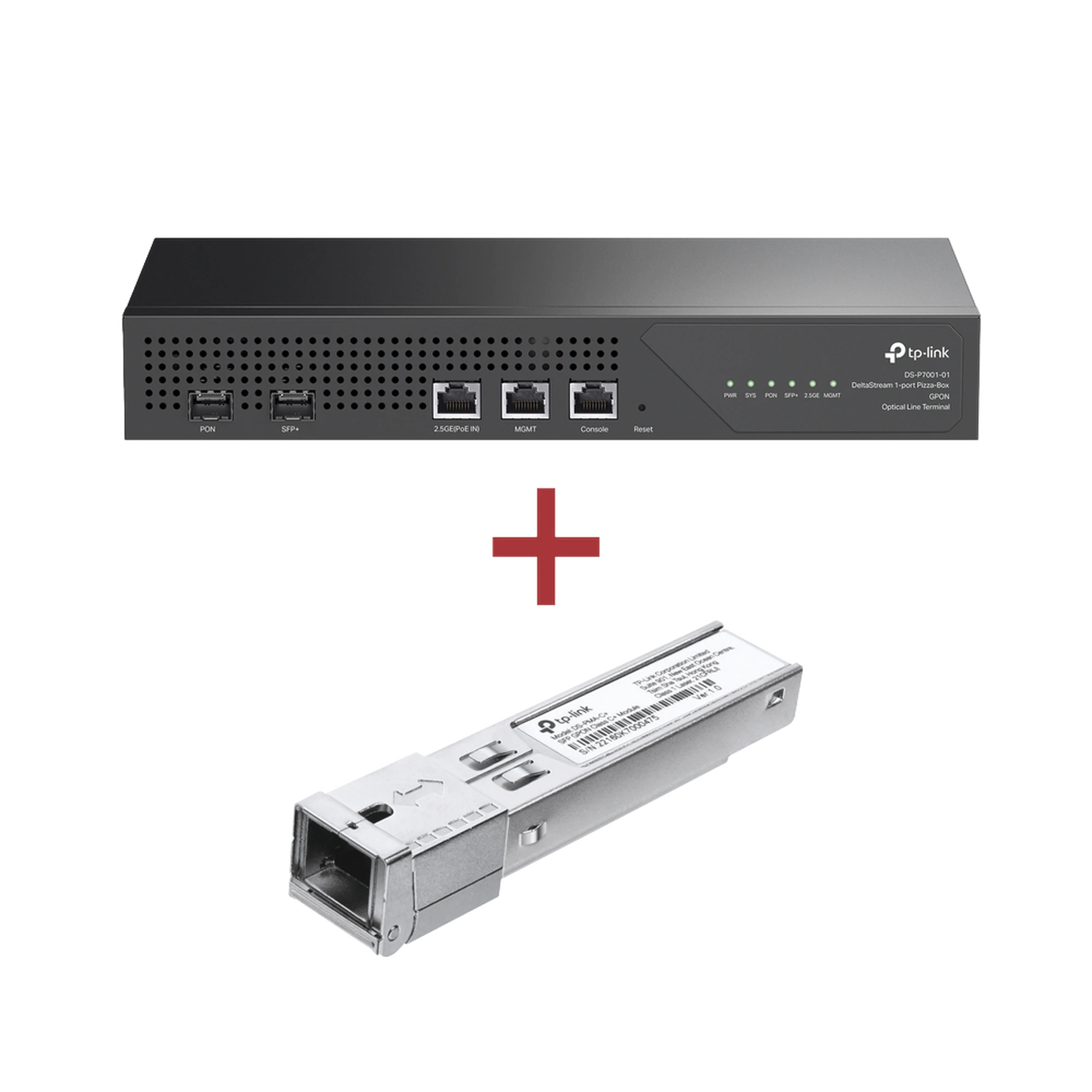 KIT PARA ISP´S / PAQUETE DE 1 OLT 1 PUERTO PON / DS-P7001-01 + 1 MÓDULO PON DSP-MAC+ DE REGALO-Redes WiFi-TP-LINK-Bsai Seguridad & Controles