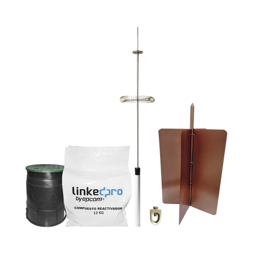 KIT PARARRAYO LINKEDPRO BÁSICO. IDEAL PARA LA PROTECCIÓN DE MÁSTILES Y POSTES.-Calidad de la Energía-LINKEDPRO BY EPCOM-Bsai Seguridad & Controles