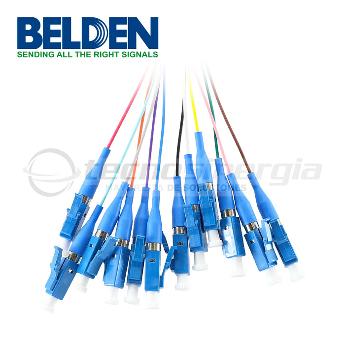 KIT PIGTAIL FIBRA BELDEN FTSLC900PR12 MONOMODO LC SIMPLEX OS2 INCLUYE 12PZAS-Cable de Fibra Optica-BELDEN-FTSLC900PR12-Bsai Seguridad & Controles