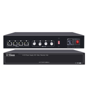 KIT PREMIUM WITH 4 TRANSMITTERS AND 1 RECEIVER FOR POWER TRANSMISSION (36 VDC @ 12 VCD) AND VIDEO (HD-TVI) FOR DISTANCES UP TO 300 METERS-Accesorios Videovigilancia-EPCOM TITANIUM-Bsai Seguridad & Controles