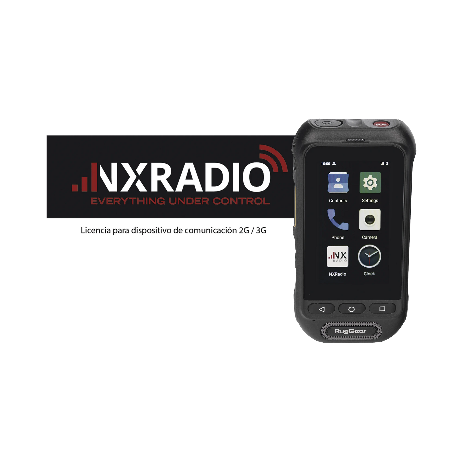 KIT RADIO RG360 + 12 MESES SERVICIO NXRADIOTERMINAL-NXRADIO-RG360-KIT-Bsai Seguridad & Controles