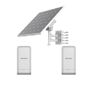 KIT SOLAR DE ALIMENTACIÓN + 2 PUNTOS DE ACCESO (AP) / PANEL SOLAR / BATERÍA DE RESPALDO DE LITIO 360 WH / 2 SALIDAS DE 12 VCD / ACCESORIOS DE INSTALACIÓN / USO EN EXTERIOR IP66-Cámaras IP y NVRs-HIKVISION-Bsai Seguridad & Controles
