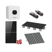 KIT SOLAR INTERCONEXION / 3KW 220VCA / INVERSOR GROWATT/ MONTAJE INCLUIDO-Energía Solar-GROWATT-MIC3300KIT1-Bsai Seguridad & Controles