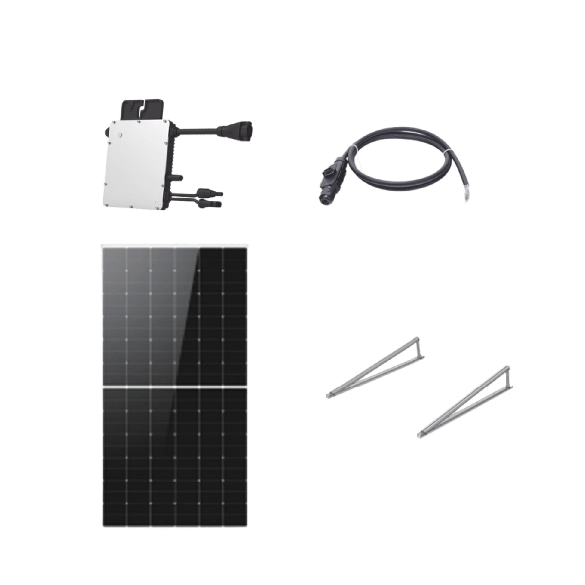 KIT SOLAR INTERCONEXION / 500 W 220VCA / MICROINVERSORES HOYMILES / MONTAJE INCLUIDO-HOYMILES-HMS500KIT1-Bsai Seguridad & Controles