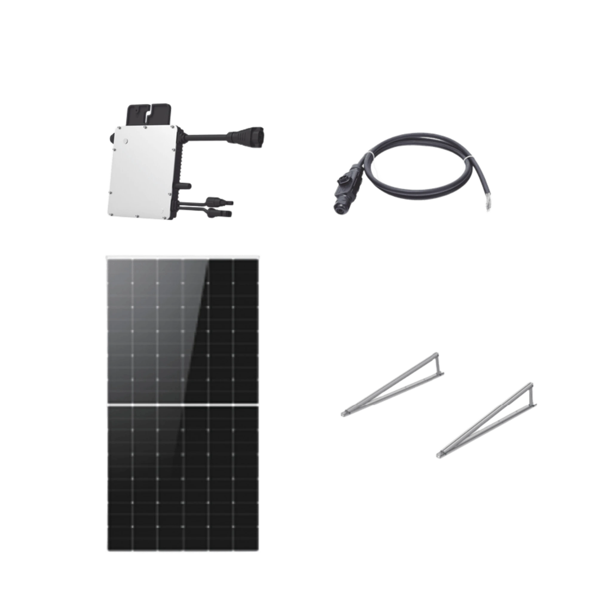 KIT SOLAR INTERCONEXION / 500 W 220VCA / MICROINVERSORES HOYMILES / MONTAJE INCLUIDO-HOYMILES-HMS500KIT1-Bsai Seguridad & Controles