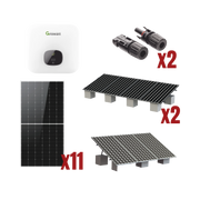 KIT SOLAR INTERCONEXION / 6 KW 220VCA / INVERSOR GROWATT / MONTAJE INCLUIDO-GROWATT-MIN6000KIT1-Bsai Seguridad & Controles