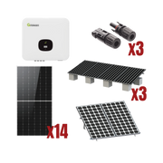 KIT SOLAR INTERCONEXION / 8KW 220VCA / INVERSOR GROWATT / MONTAJE INCLUIDO-GROWATT-MIN8000KIT1-Bsai Seguridad & Controles