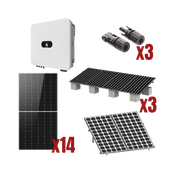 KIT SOLAR INTERCONEXION / 8KW 220VCA / INVERSOR HUAWEI/ MONTAJE INCLUIDO-HUAWEI FUSIONSOLAR-SUN20008KLKIT-Bsai Seguridad & Controles