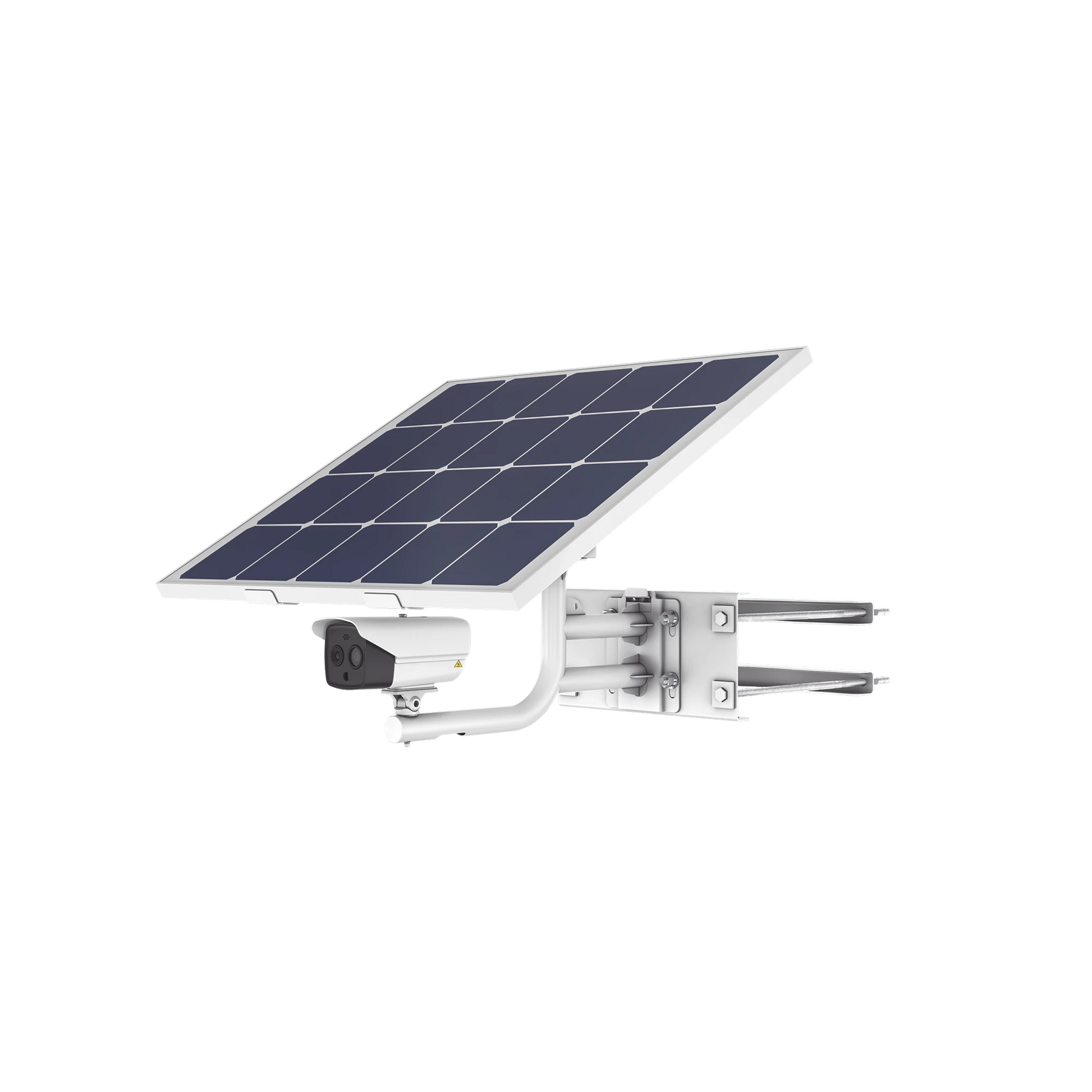 KIT SOLAR IP ALL IN ONE / CÁMARA TERMICA 256 × 192 / LENTE 9.7 MM / PANEL SOLAR / BATERÍA DE RESPALDO DE LITIO 23.2AH / CONEXIÓN 4G / ACCESORIOS DE INSTALACIÓN-Kits- Sistemas Completos-HIKVISION-DS-2TXS2628-10P/QA/GLT/CH36S80(LA)-Bsai Seguridad & Controles