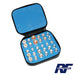 KIT UNIVERSAL DE ADAPTADORES UNIDAPT DE 30 PIEZAS CON BAÑO DE PLATA, EN ESTUCHE, ESPONJA Y ZIPER.?-Adaptadores-RF INDUSTRIES,LTD-Bsai Seguridad & Controles