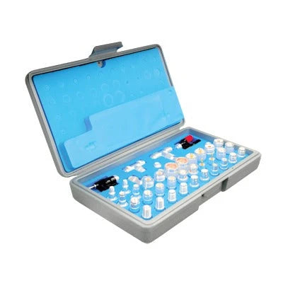 KIT UNIVERSAL DE ADAPTADORES UNIDAPT DE 43 PIEZAS CLÁSICOS EN ESTUCHE DE PLÁSTICO Y ESPONJA.-Adaptadores-RF INDUSTRIES,LTD-Bsai Seguridad & Controles