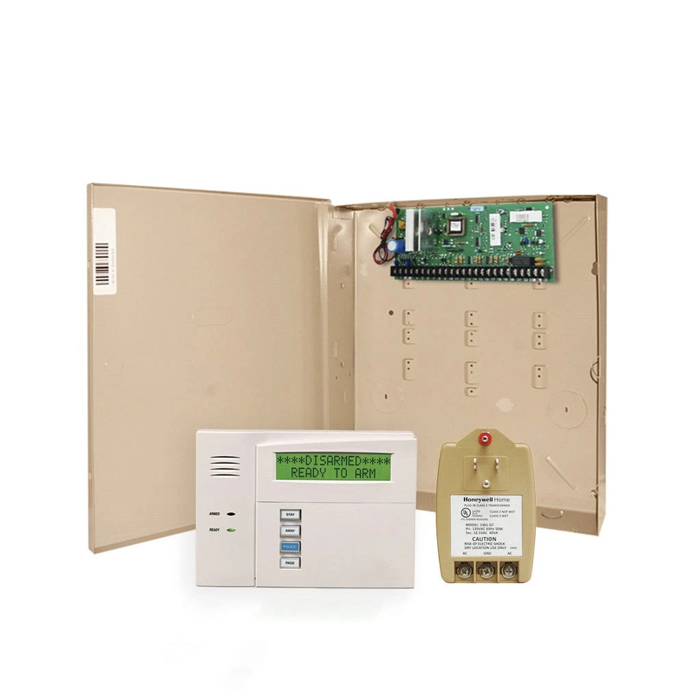 KIT V48T62RF PANEL VISTA48 + TECLADO RF 6160RFC + TRANSFORMADOR 1361-GT CON TECLADO ALFANUMERICO Y RECEPTOR DE HASTA 40 ZONAS-Resideo-RESIDEO-Bsai Seguridad & Controles