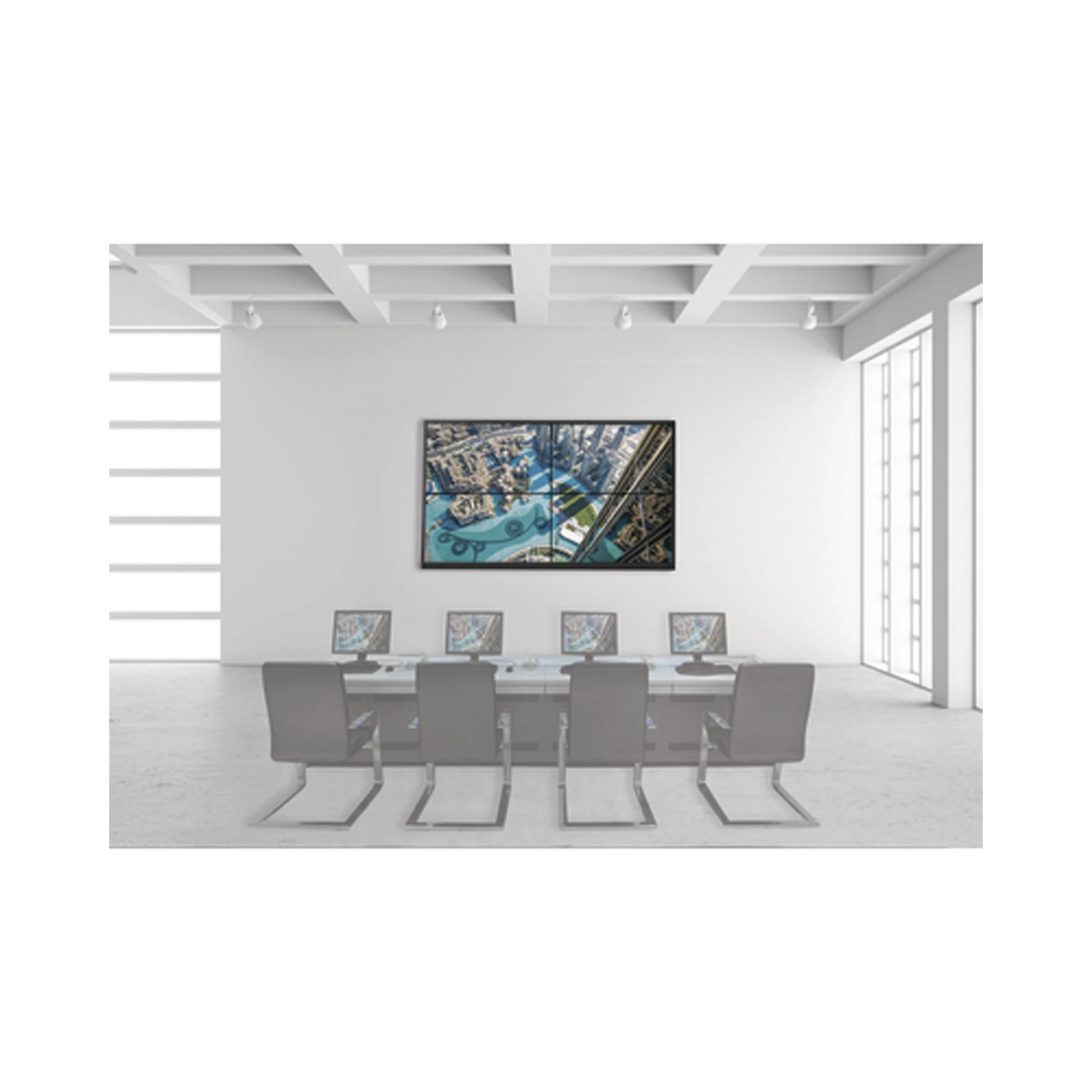 KIT VIDEOWALL 2X2 / INCLUYE 4 PANTALLAS DE 46" / DECODER / BASE DE PARED / ACCESORIOS DE INSTALACIÓN-HIKVISION-Bsai Seguridad & Controles