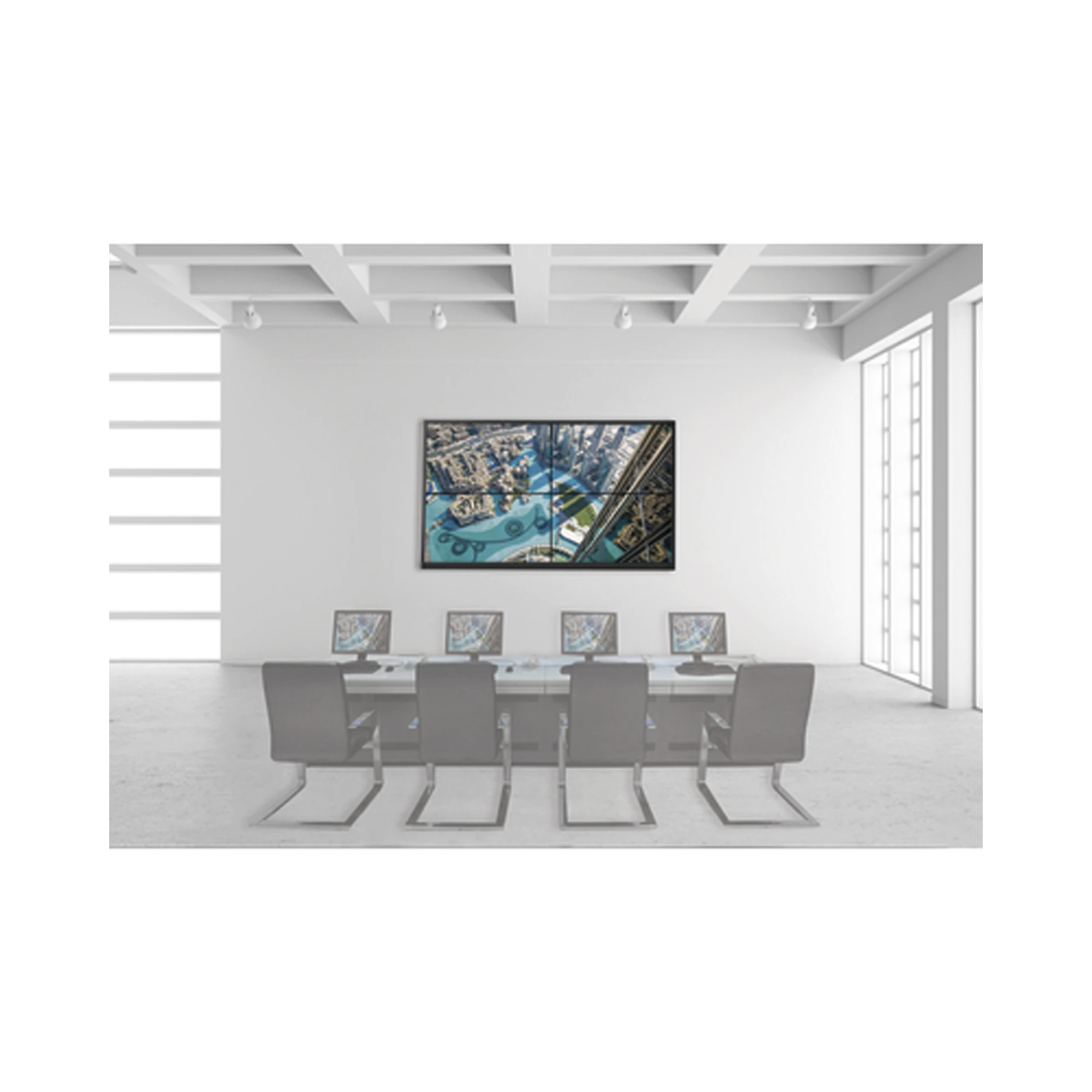 KIT VIDEOWALL 2X2 / INCLUYE 4 PANTALLAS DE 46" / DECODER / BASE DE PARED / ACCESORIOS DE INSTALACIÓN-HIKVISION-Bsai Seguridad & Controles