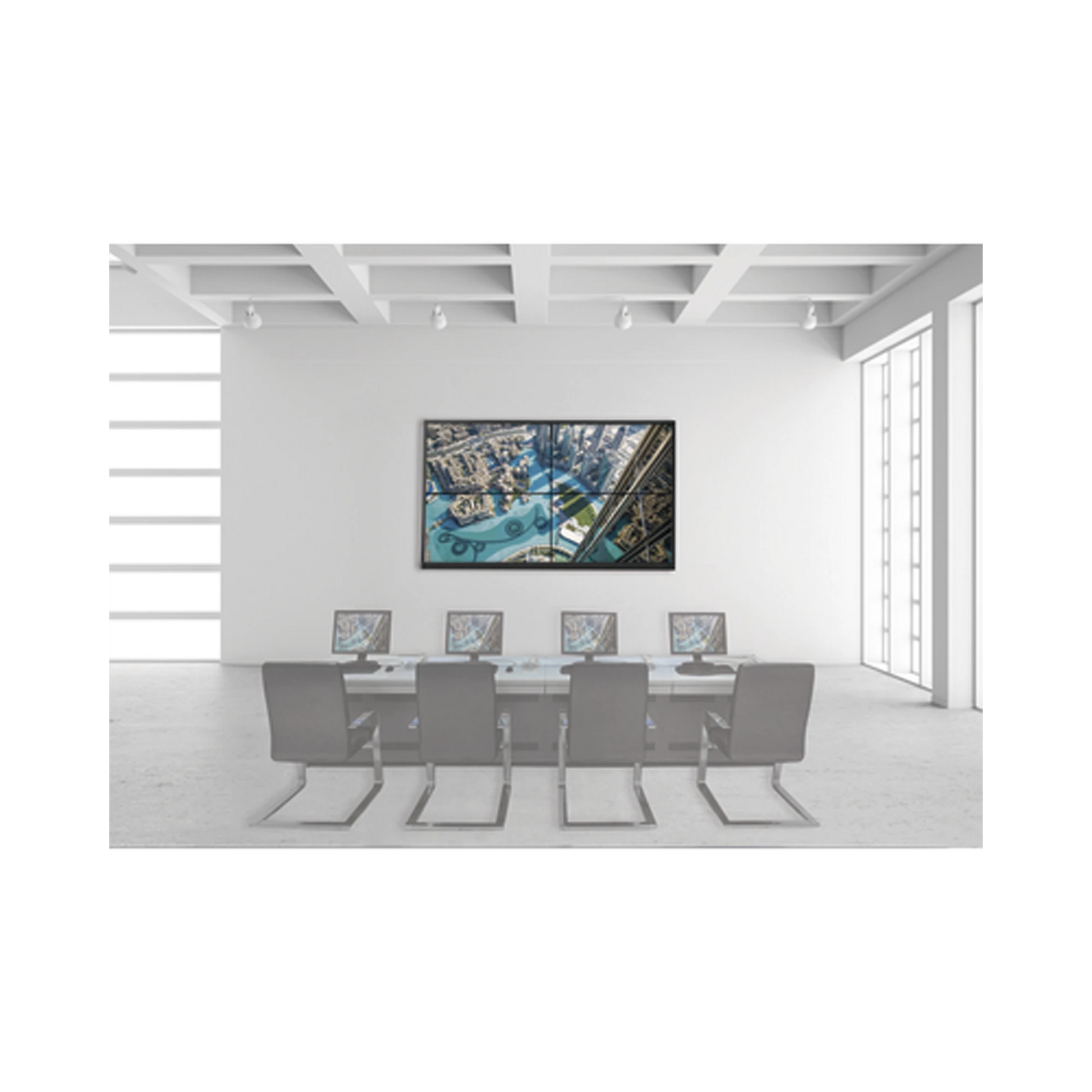 KIT VIDEOWALL 2X2 / INCLUYE 4 PANTALLAS DE 55" / DECODER / BASE DE PARED / ACCESORIOS DE INSTALACIÓN-Monitores Pantallas y Mobiliario-HIKVISION-DS-VW2X2UL55/WM-Bsai Seguridad & Controles