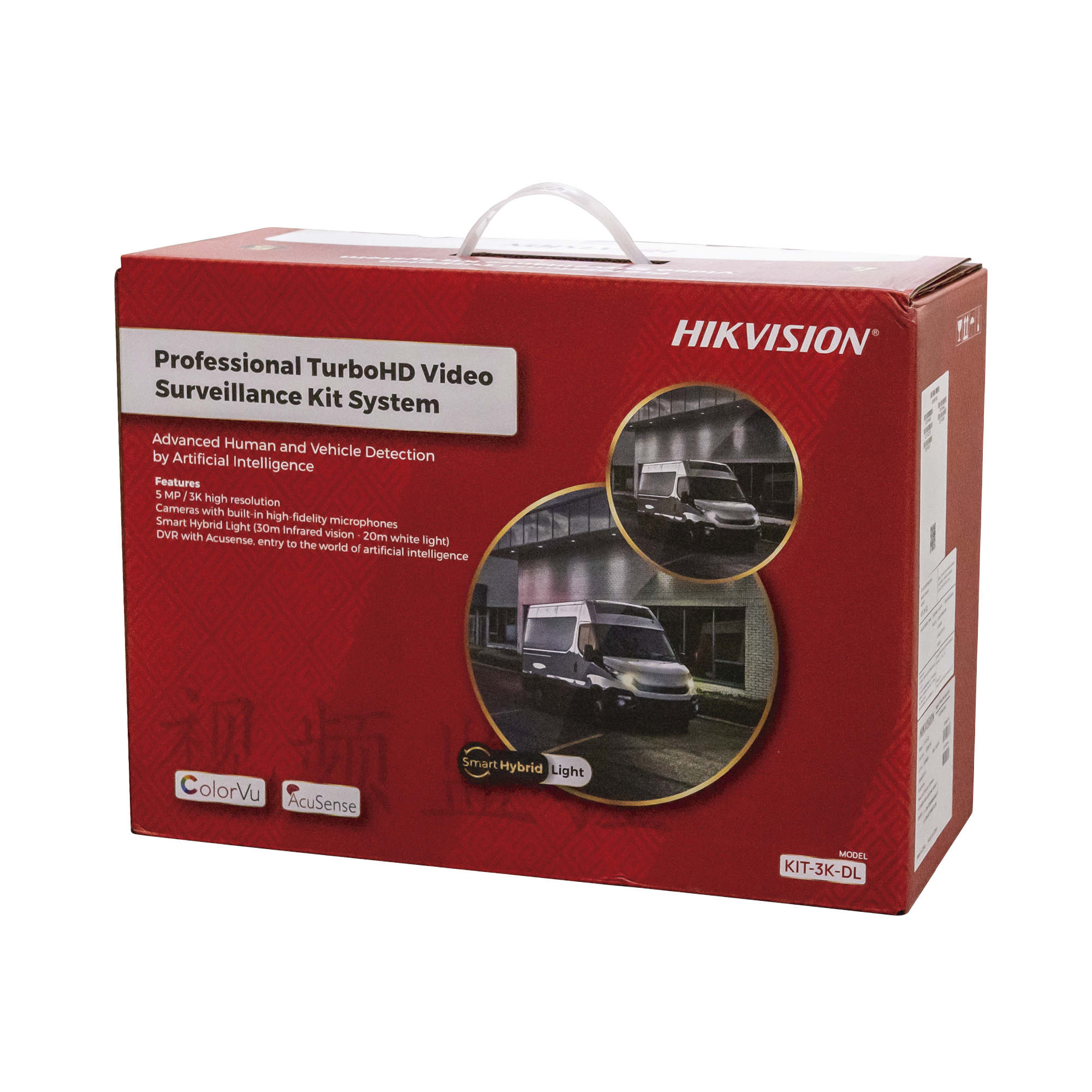 [DUAL LIGHT] KIT TURBOHD 3K (5 MEGAPIXEL) / DVR 4 CANALES / 4 CÁMARAS BALA DUAL LIGHT / MICRÓFONO INTEGRADO / ACCESORIOS DE INTERCONEXIÓN / FUENTE DE PODER-Kits- Sistemas Completos-HIKVISION-Bsai Seguridad & Controles