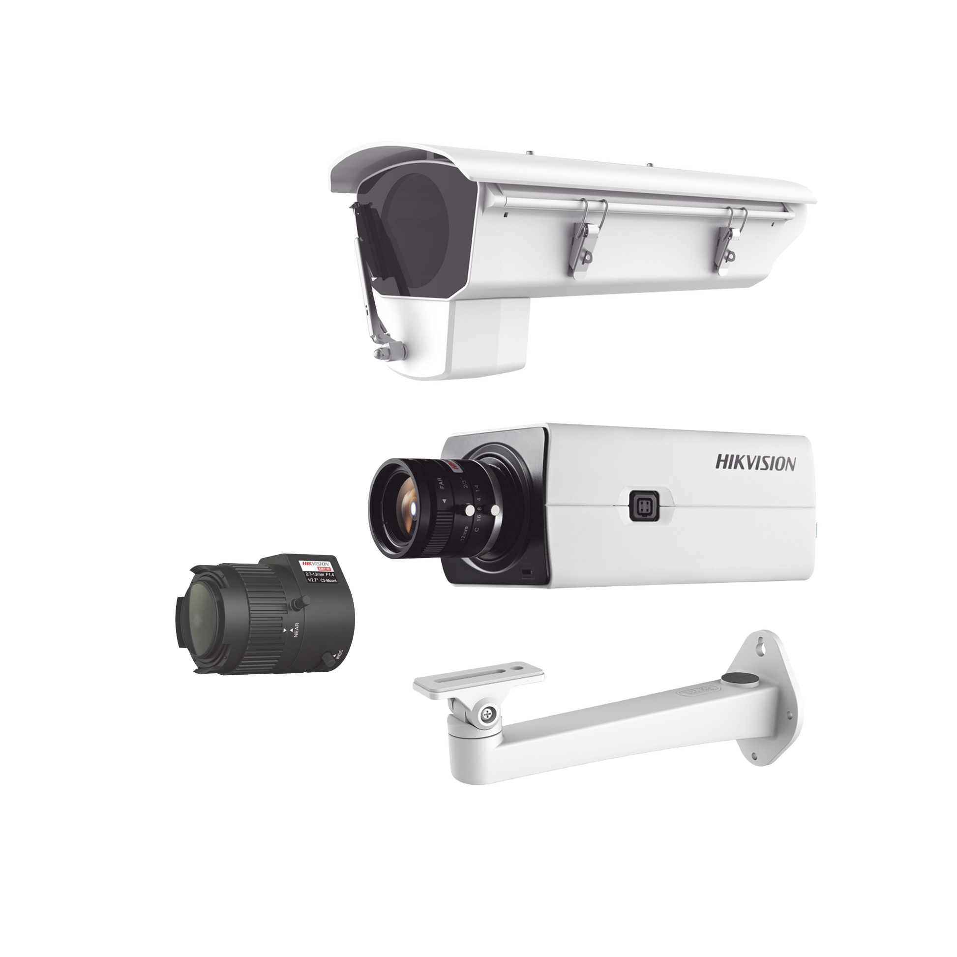KIT DE CÁMARA IP CON GABINETE PARA CUARTOS FRIOS CON VENTILADOR, CALEFACCIÓN Y PARABRISAS INCLUYE LENTE VARIFOCAL-Cámaras IP y NVRs-HIKVISION-Bsai Seguridad & Controles