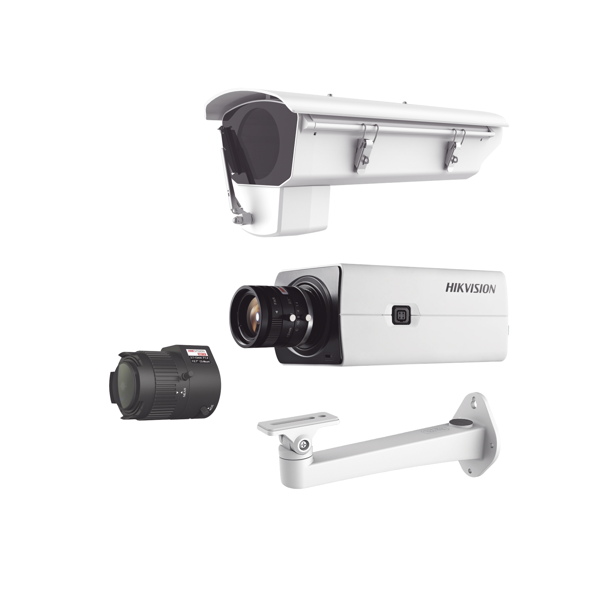 KIT DE CÁMARA IP CON GABINETE PARA CUARTOS FRIOS CON VENTILADOR, CALEFACCIÓN Y PARABRISAS INCLUYE LENTE VARIFOCAL-Cámaras IP y NVRs-HIKVISION-Bsai Seguridad & Controles