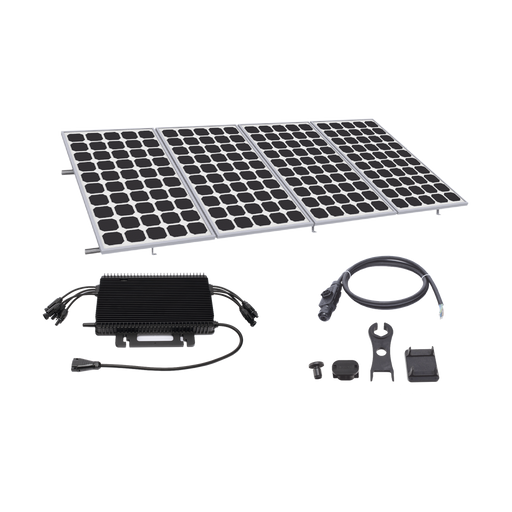 Kit Solar para Interconexión de 2.2KW de Potencia Pico 220Vcc con Microinversor y 4 Módulos de 550 W (Incluye Montaje )-Paneles Solares-ECO GREEN ENERGY GROUP LIMITED-KITHMS2K550SP-Bsai Seguridad & Controles