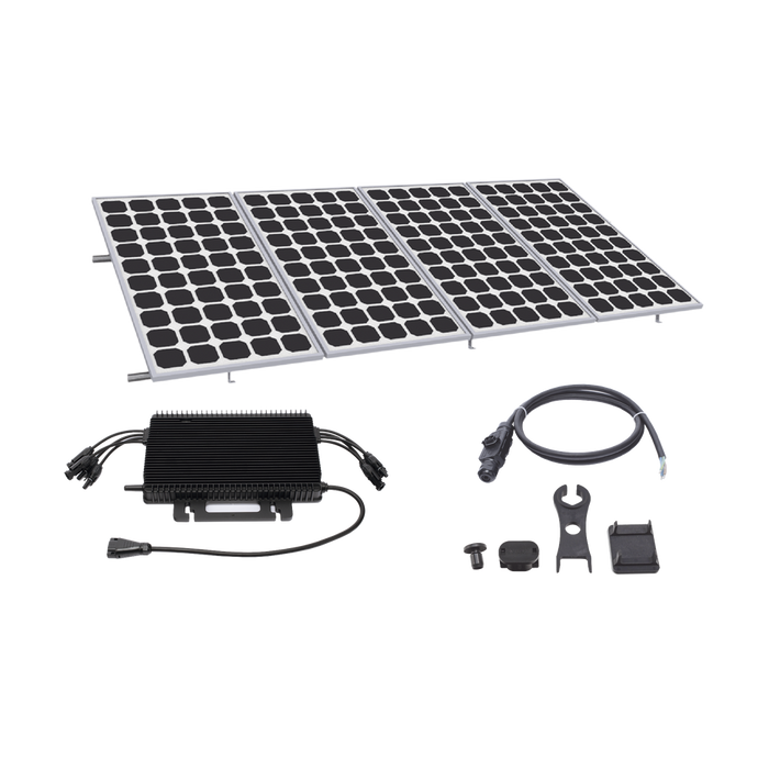 Kit Solar para Interconexión de 2.2KW de Potencia Pico 220Vcc con Microinversor y 4 Módulos de 550 W (Incluye Montaje )-Paneles Solares-ECO GREEN ENERGY GROUP LIMITED-KITHMS2K550SP-Bsai Seguridad & Controles