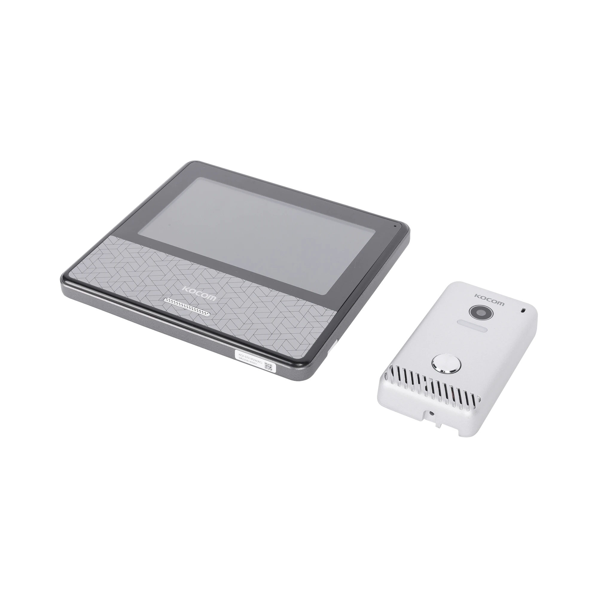 KIT DE VIDEOPORTERO IP COLOR NEGRO / APERTURA CON APP / SÚPER ELEGANTE / MONITOR WIFI / SOPORTA 4 MONITORES Y 2 FRENTES DE CALLE/-Videoporteros e Interfonos-KOCOM-Bsai Seguridad & Controles