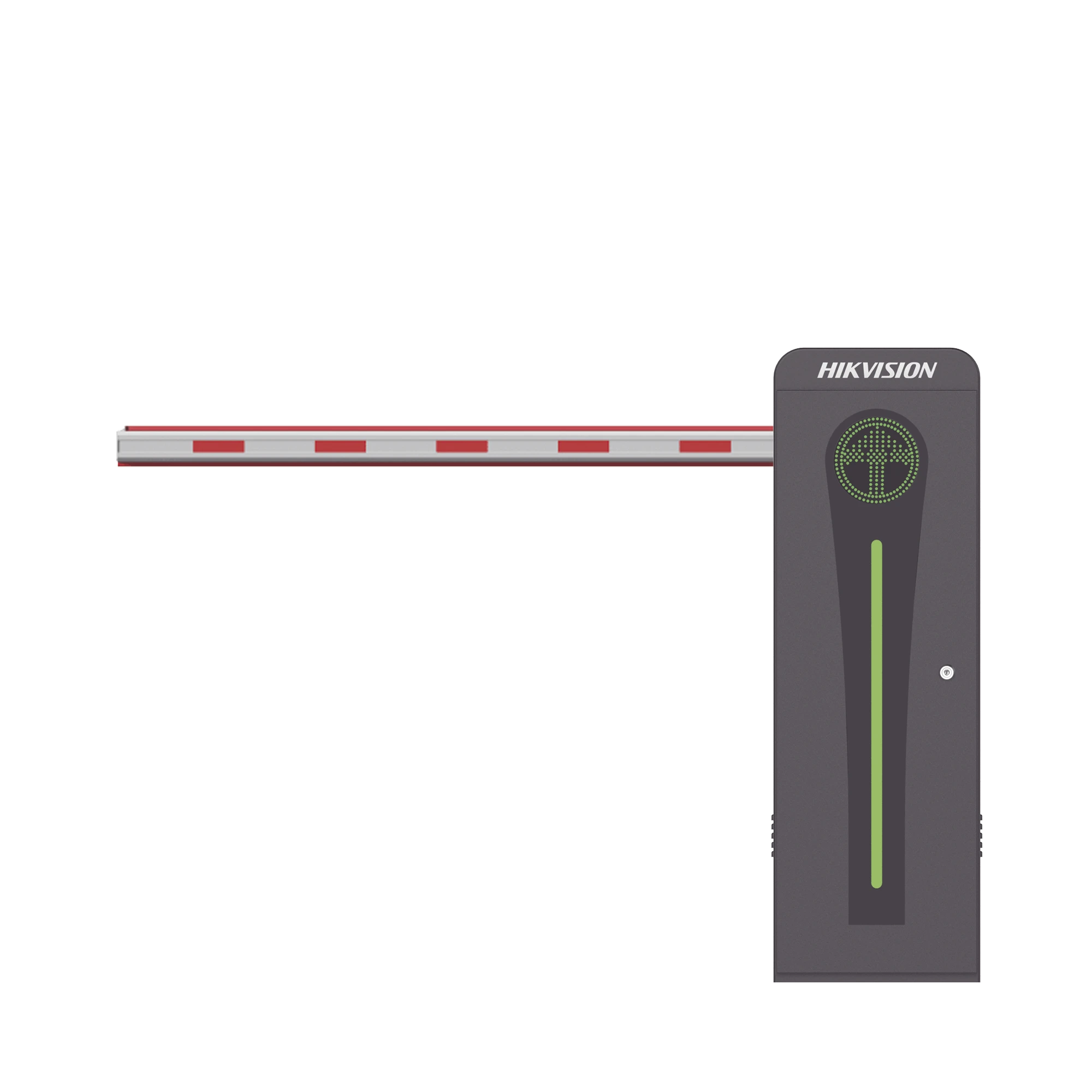 BARRERA VEHICULAR CON BRAZO ILUMINADO LED 4 MTS INCLUIDO / IZQUIERDA / ALTO DESEMPEÑO / BRUSHLESS / SEMÁFORO ROJO-VERDE EN GABINETE / INCLUYE 2 CONTROLES REMOTOS