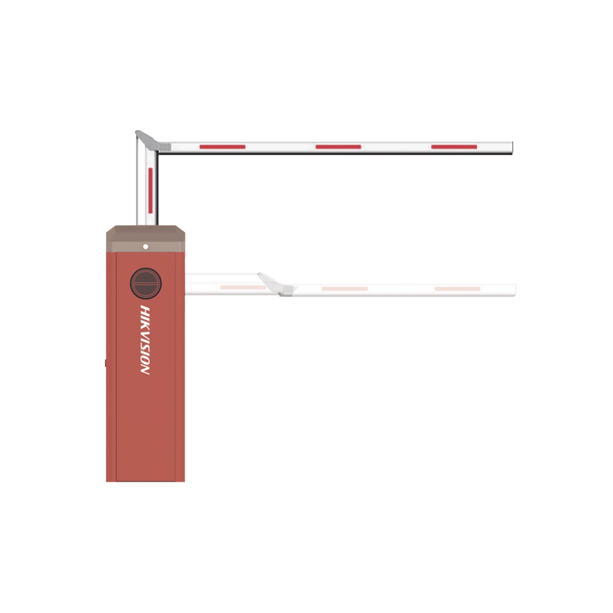 BARRERA USO INTENSIVO CON BRAZO ARTICULADO DE 4 MTS / MOTOR BRUSHLESS EL MÁS ALTO DESEMPEÑO / MCBF 5,000,000 / PINTURA AV ANTIESTÁTICA Y CALIBRE GRUESO EN GABINETE