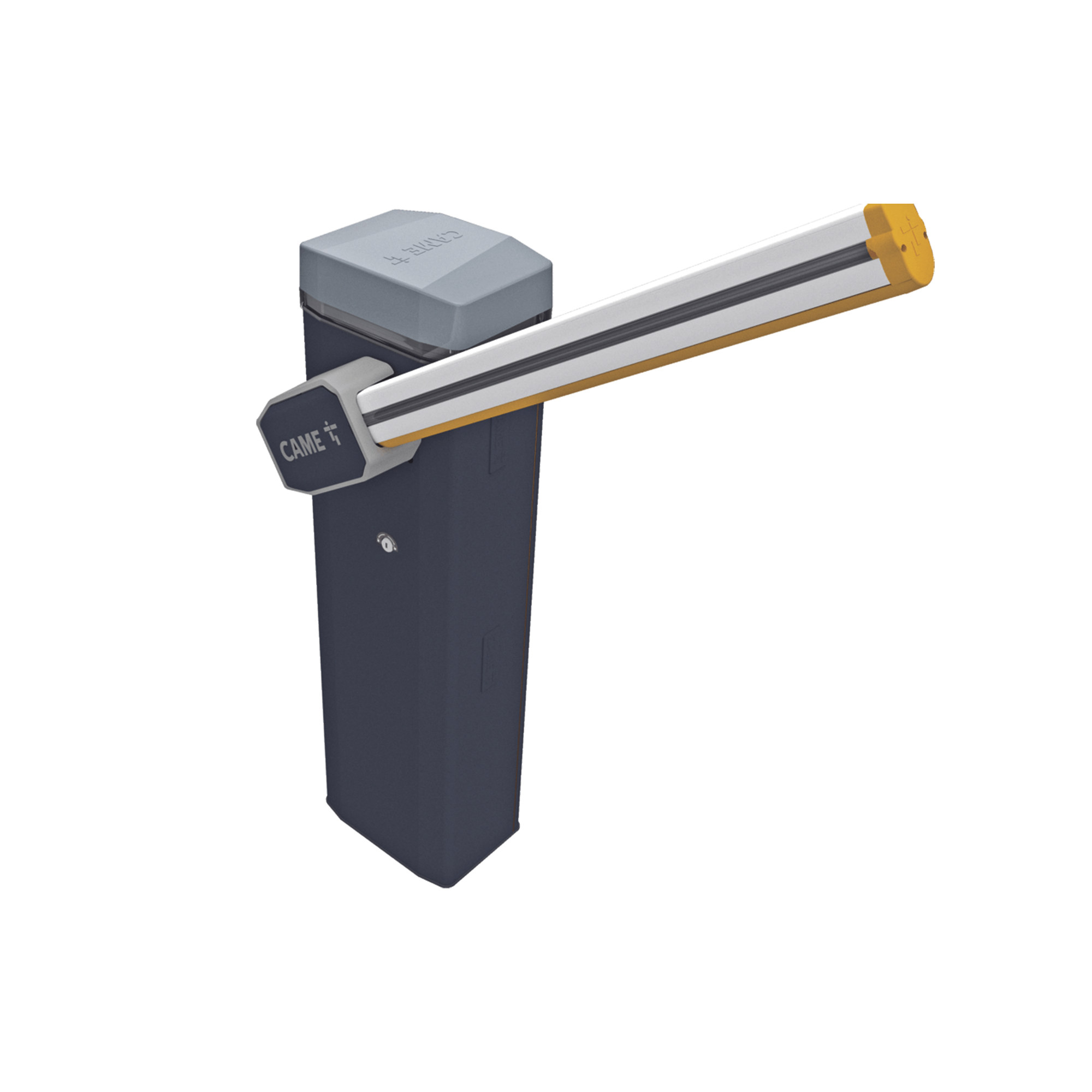 KIT DE BARRERA VEHICULAR GT8 CON BRAZO RECTO DE 6 METROS / APERTURA IZQUIERDA O DERECHA CONFIGURABLE EN CAMPO-Acceso Vehicular-CAME-Bsai Seguridad & Controles