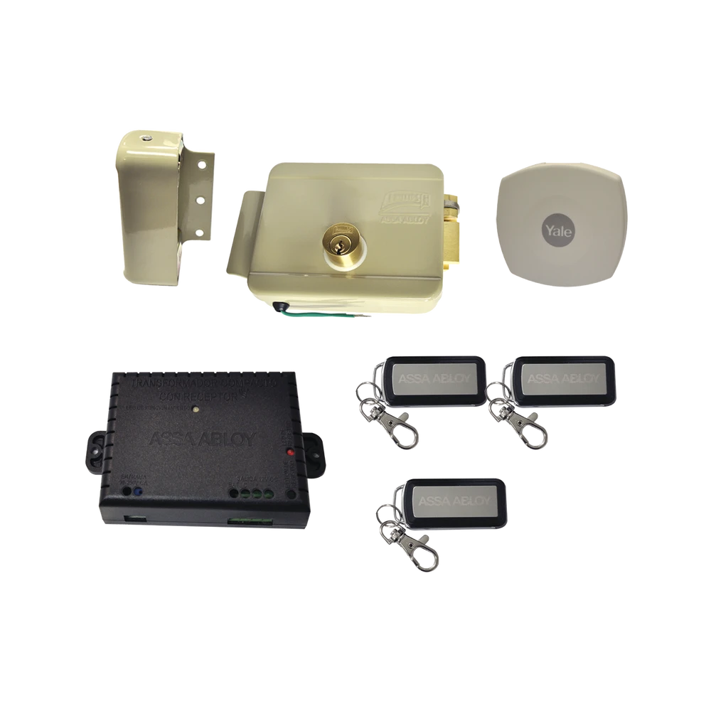 Kit Cerradura Eléctrica 321DC Derecha y Hub para Apertura a través de Smarphone en cualquier parte del mundo-YALE-ASSA ABLOY-Bsai Seguridad & Controles