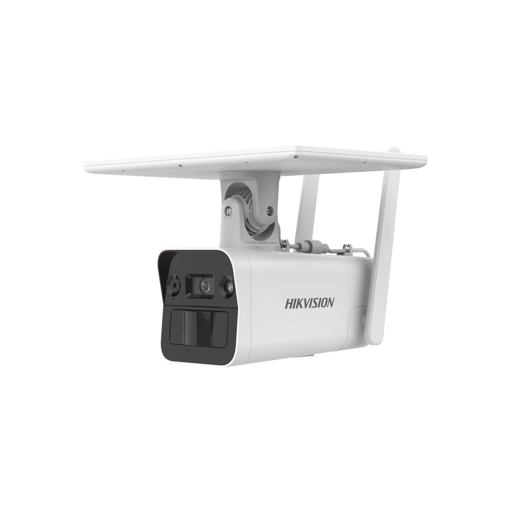 Kit Solar IP All in One / Cámara Bala 4 Megapixel / Lente 4mm / Panel Solar / Batería de Respaldo de Litio 10Ah (Hasta 11 Días) / Conexión 4G / Accesorios de Instalación / Kit Solar-HIKVISION-Bsai Seguridad & Controles