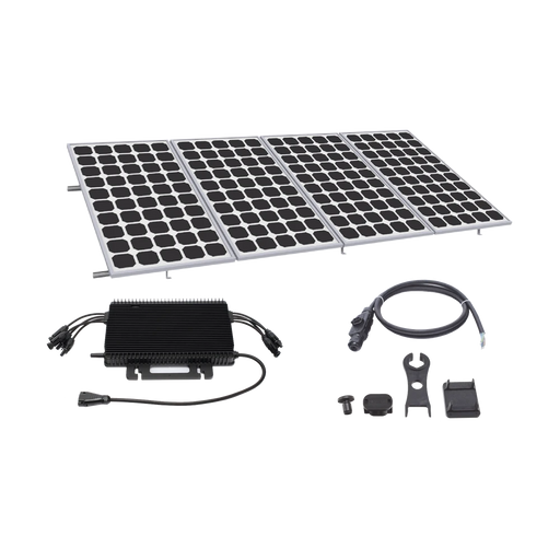 Kit Solar para Interconexión de 2.2KW de Potencia Pico 220Vcc con Microinversor y 4 Módulos de 550 W (Incluye Montaje )-Paneles Solares-ECO GREEN ENERGY GROUP LIMITED-KITHMS2K550SP-Bsai Seguridad & Controles