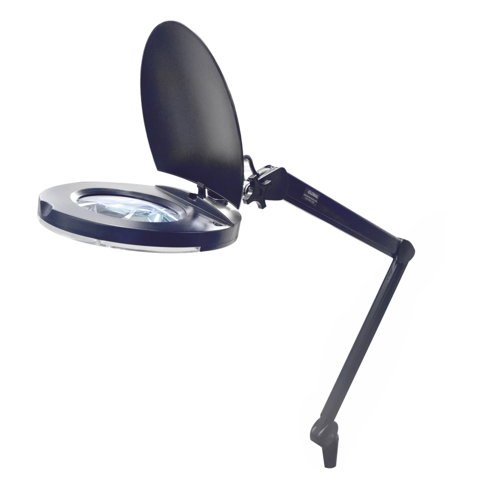 LÁMPARA DE LED PARA ESCRITORIO CON LUPA DE 5 PULGADAS DE DIÁMETRO, 5 DIOPTRIAS, 2.25X.-Lámparas de Obstrucción-SYSCOM-Bsai Seguridad & Controles