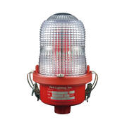 LÁMPARA DE OBSTRUCCIÓN ROJA TIPO L-810, LED DE BAJA INTENSIDAD, (12 - 24 VCD).-Lámparas de Obstrucción-TWR-Bsai Seguridad & Controles