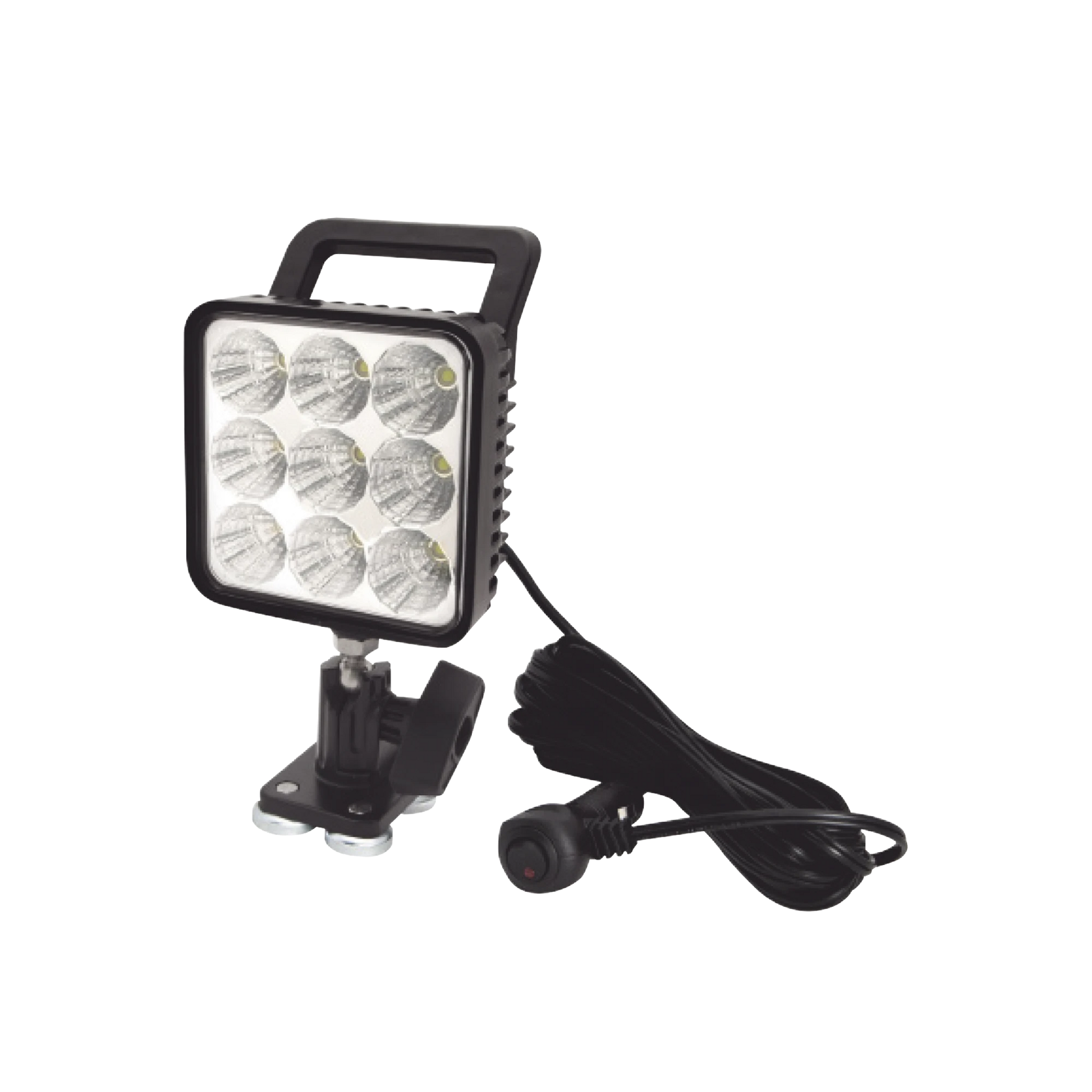 LÁMPARA DE TRABAJO DE 9 LED, MONTAJE GIRATORIO MAGNÉTICO, 12-24 VCD, 1300 LUMENES-Lámparas de Obstrucción-ECCO-Bsai Seguridad & Controles