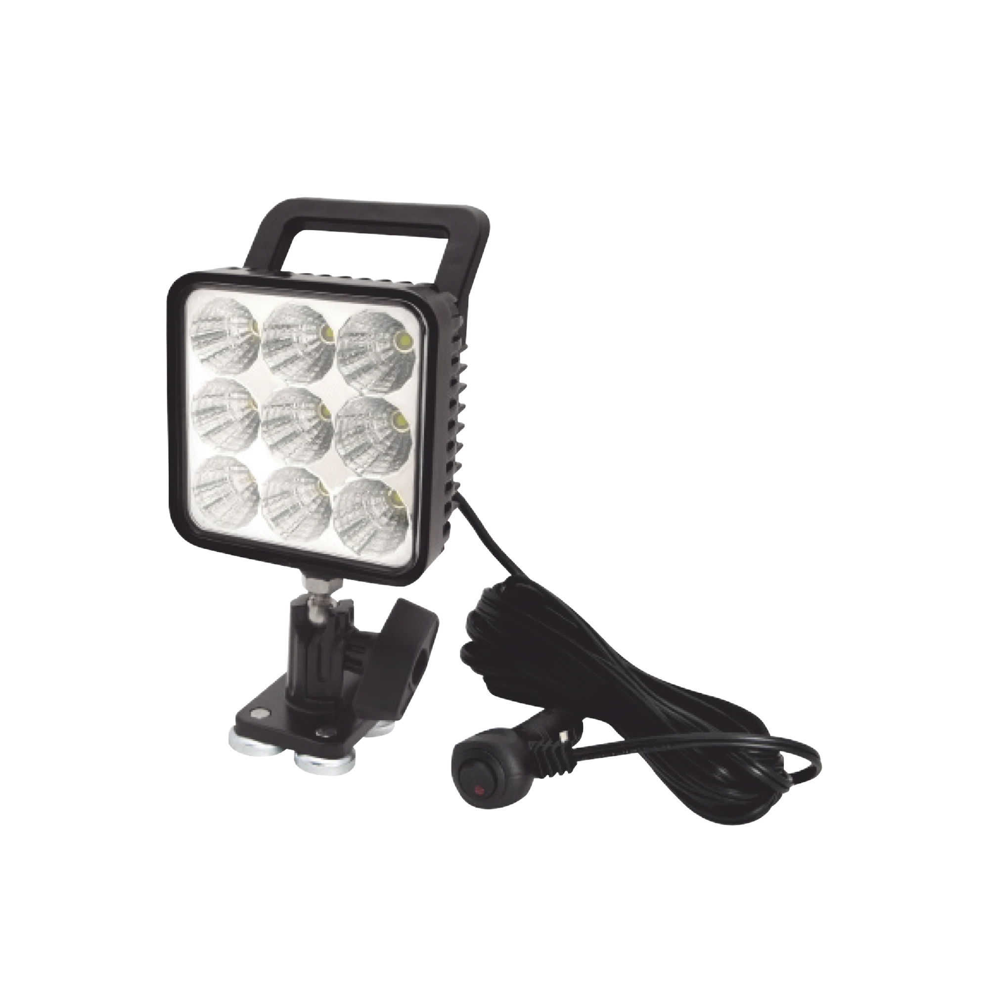 LÁMPARA DE TRABAJO DE 9 LED, MONTAJE GIRATORIO MAGNÉTICO, 12-24 VCD, 1300 LUMENES-Lámparas de Obstrucción-ECCO-Bsai Seguridad & Controles