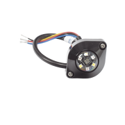 LÁMPARA OCULTA DE 6 LED COLOR ÁMBAR/CLARO SERIE ED9015-Estrobos / Burbujas Vehiculares-ECCO-Bsai Seguridad & Controles
