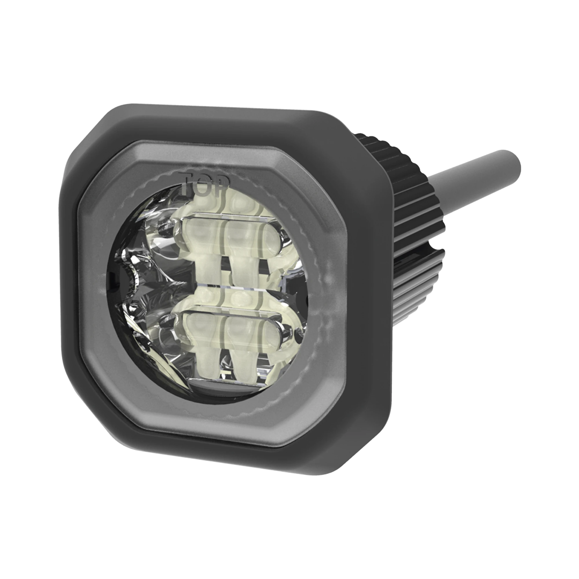 LAMPARA OCULTA DE LED DE BAJO PERFIL COLOR ROJO AZUL-Estrobos/Giratorias-ECCO-Bsai Seguridad & Controles