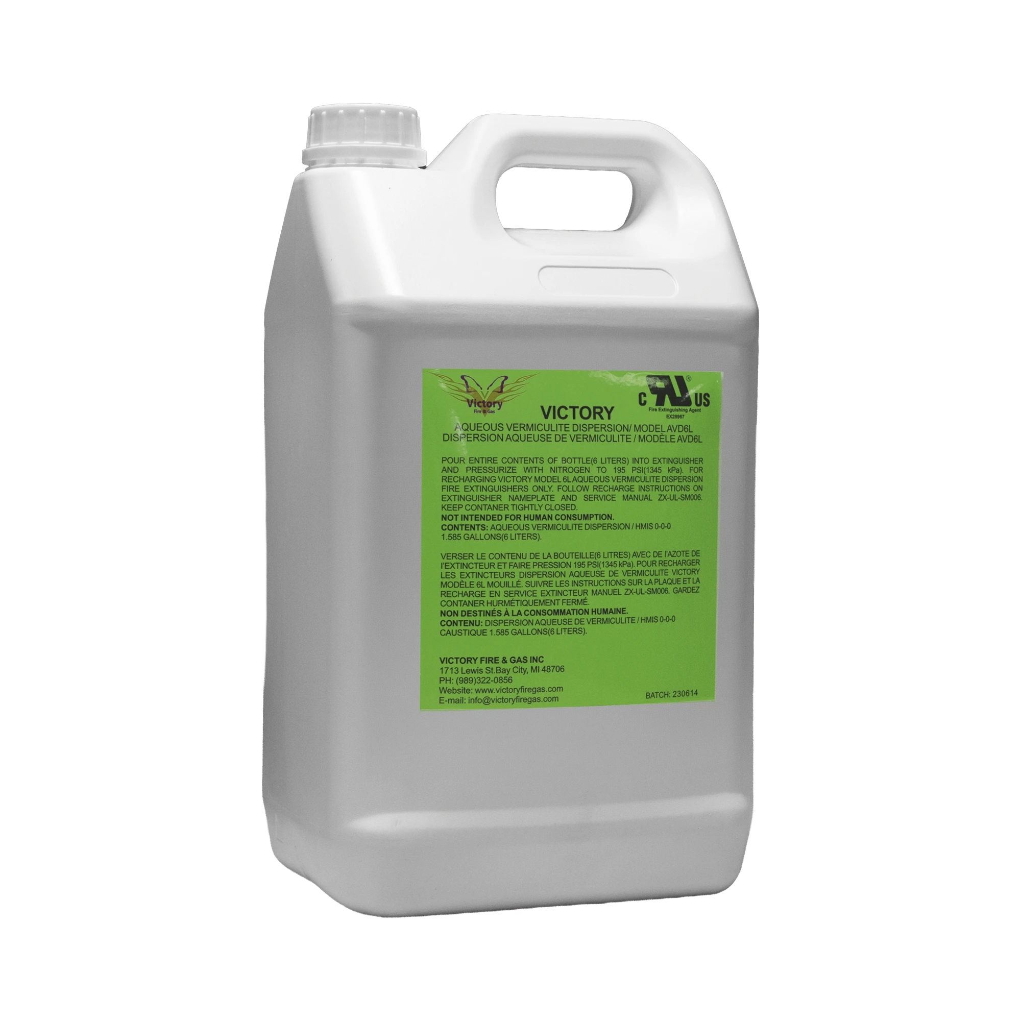 CARGA DE AGENTE HUMEDO  CAPACIDAD 1.6 GALONES | UL EX 26669