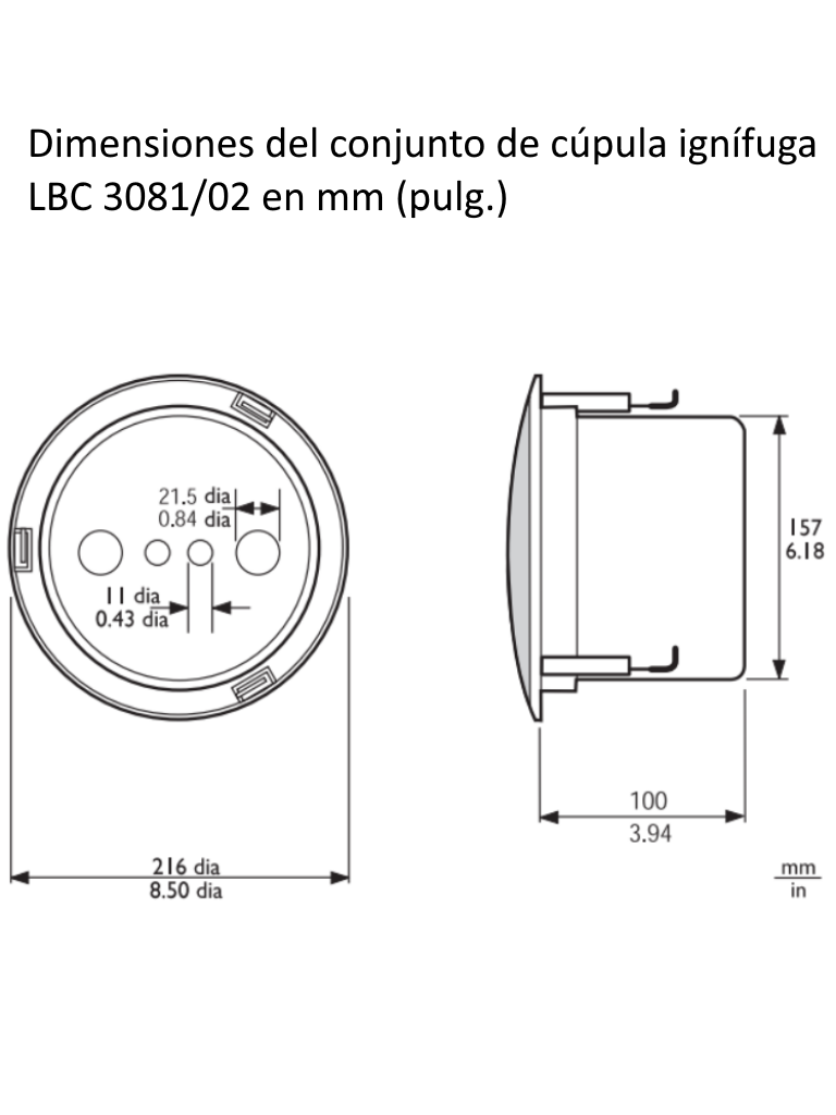 BOSCH M_LBC308102- BURBUJA IGNIFUGA #BSH-Altavoces-BOSCH-Bsai Seguridad & Controles