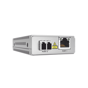 CONVERTIDOR DE MEDIOS MINI MONOMODO VERSION TAA (FEDERAL), 10/100/1000T A 1000LX/LC (20KM)-Convertidores de Medios-ALLIED TELESIS-Bsai Seguridad & Controles